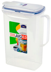 Rectangular Fridge Door Jug - Clear/Blue