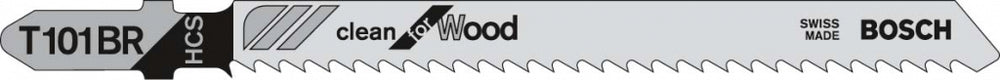 Clean For Wood Straight Jigsaw Blade