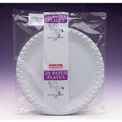 White Paper Plates (20)