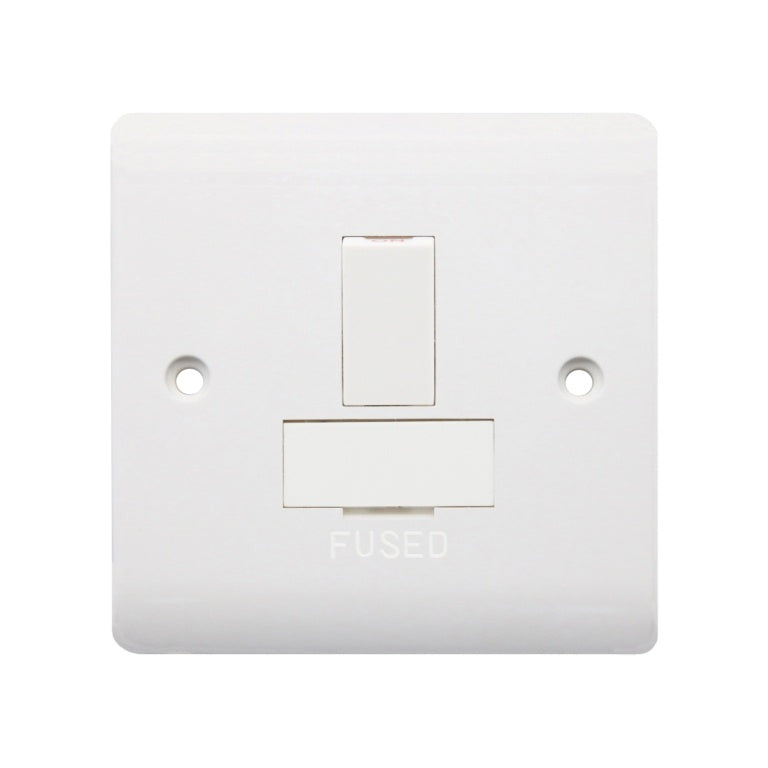 1 Gang Switched Fused Spur Double Pole