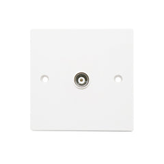 Single Flush Co Axial Aerial Socket
