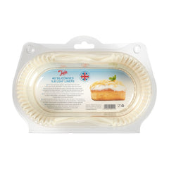 Siliconised Greaseproof Loaf Tin Liners (Set of 40)
