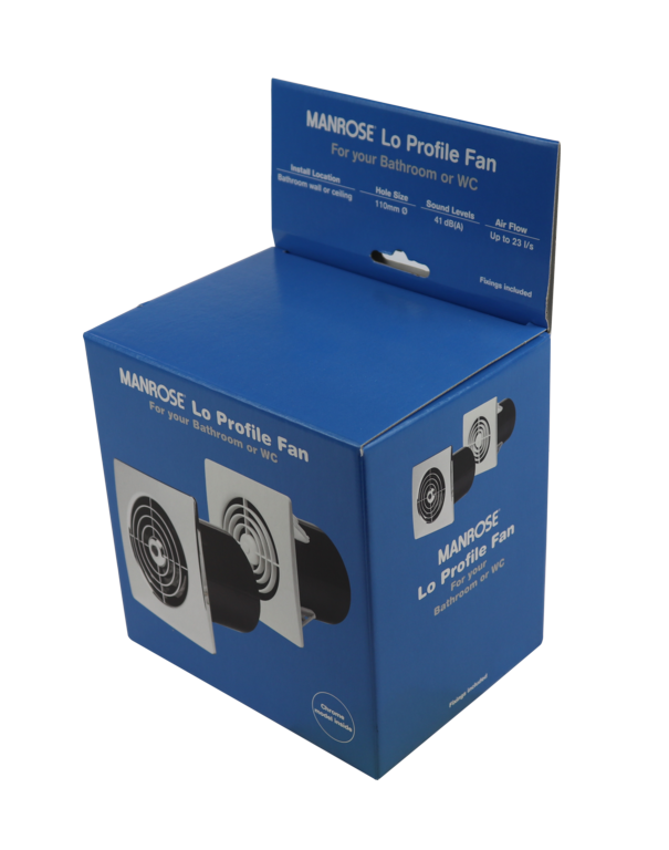 Low Profile Fan + Timer Chrome