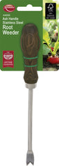Ash Handle Stainless Steel Root Weeder