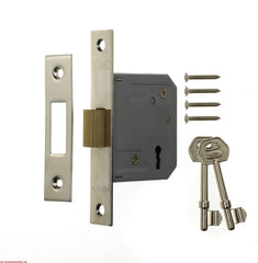 3 Lever Deadlock 3" Chrome Effect
