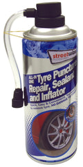 Tyre Puncture Repair, Sealer & Inflator