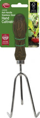 Ash Handle Stainless Steel Hand Cultivator