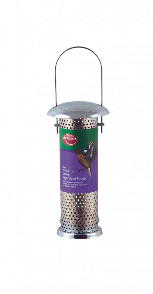 Wild Birds Deluxe Nyger Seed Feeder