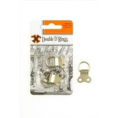 "X" Brand Double D Rings Brass