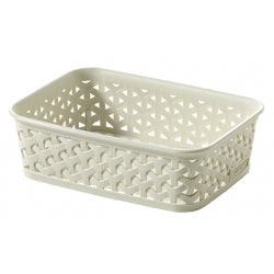 My Style Rattan Tray Vintage White