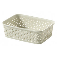 My Style Rattan Tray Vintage White