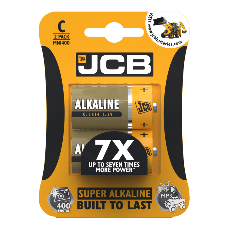 Super Alkaline C Cell Batteries
