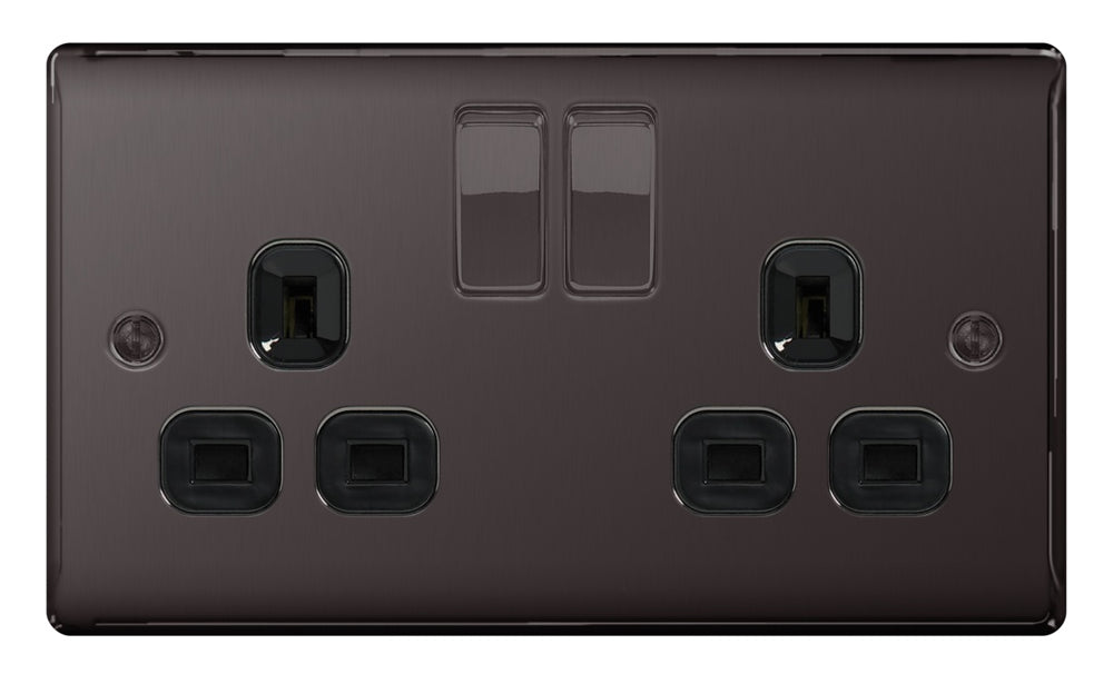 13a 2 Gang Switch Socket