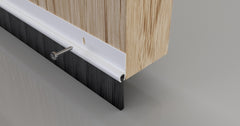 Brush Bottom Door PVC Seal