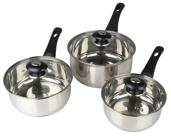 Saucepan Set With Lids