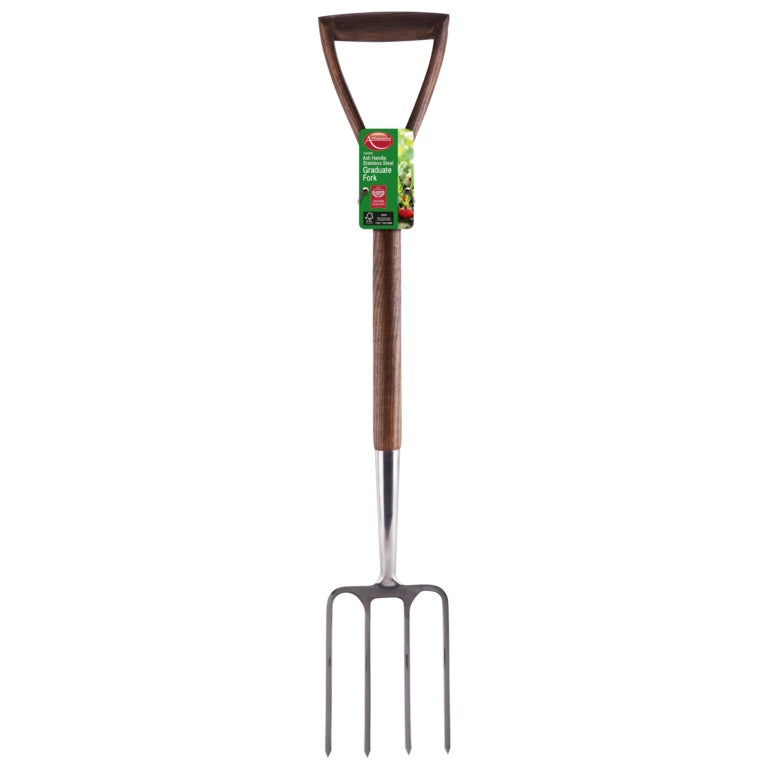 Ash Handle Graduate Digging Fork