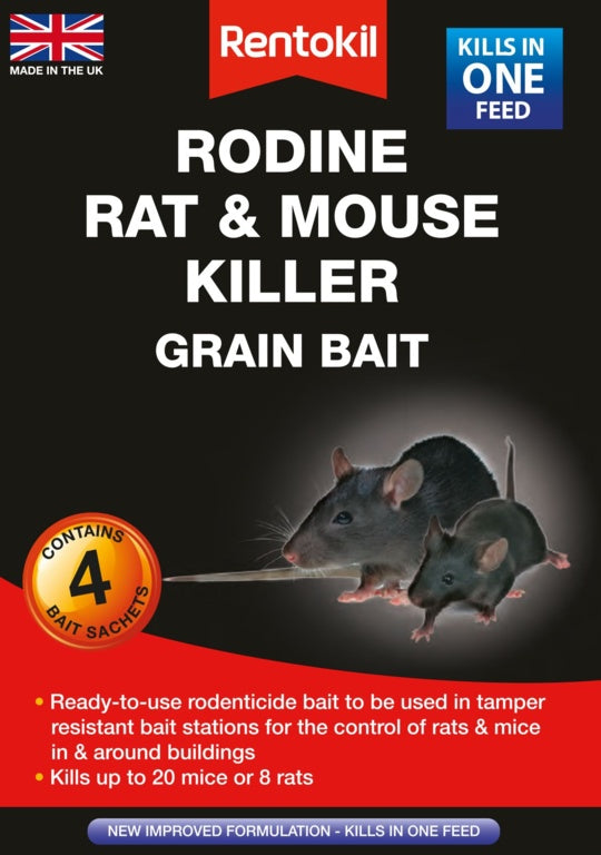 Rodine Rat & Mouse Killer Grain Bait