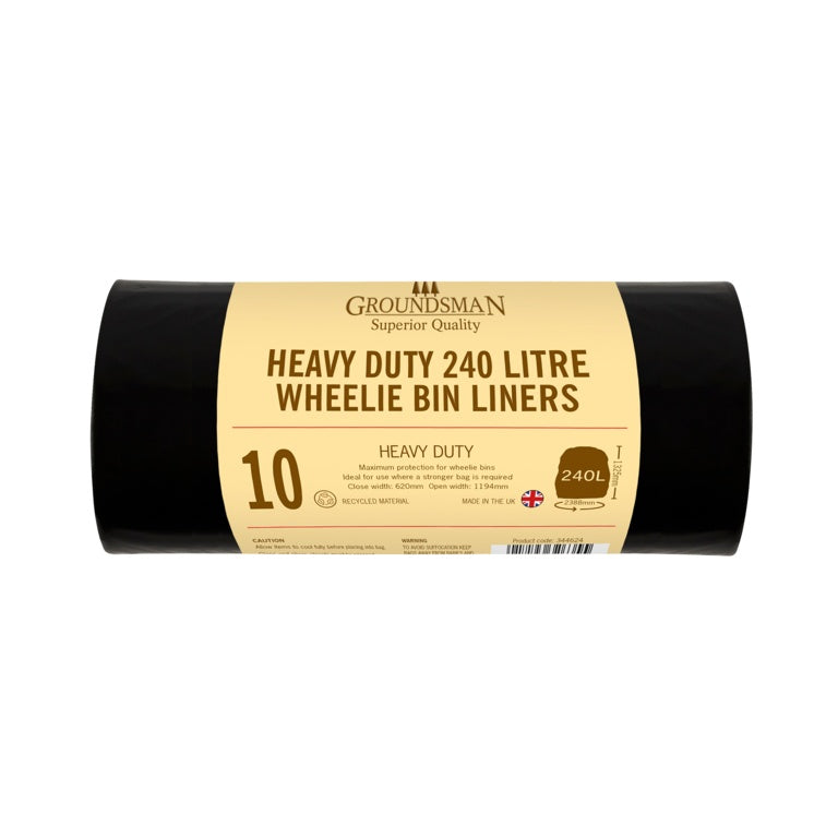 Wheelie Bin Liners 240L