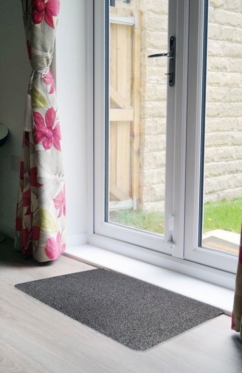 Dirt Guard Plain Cotton Barrier Doormat 50 x 80cm