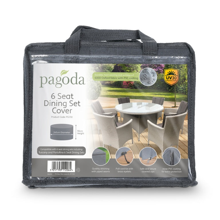 6 Seat Dining Set Cover