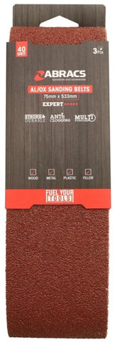 AL/OX Sanding Belt 75mm x 533mm