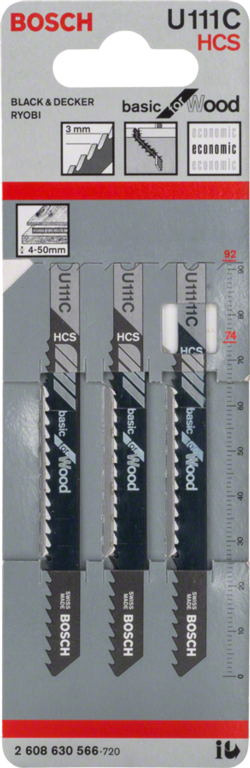 U111C Jigsaw Blade Basic Wood