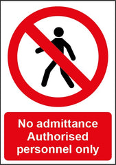 No Admittance Sign