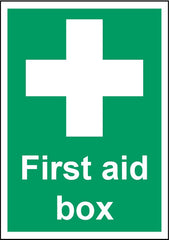 First Aid Box Sign