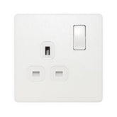 13a 1 Gang Plastic Switched Socket