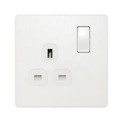 13a 1 Gang Plastic Switched Socket