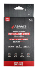 Mouse Sander Sheet Pack 5