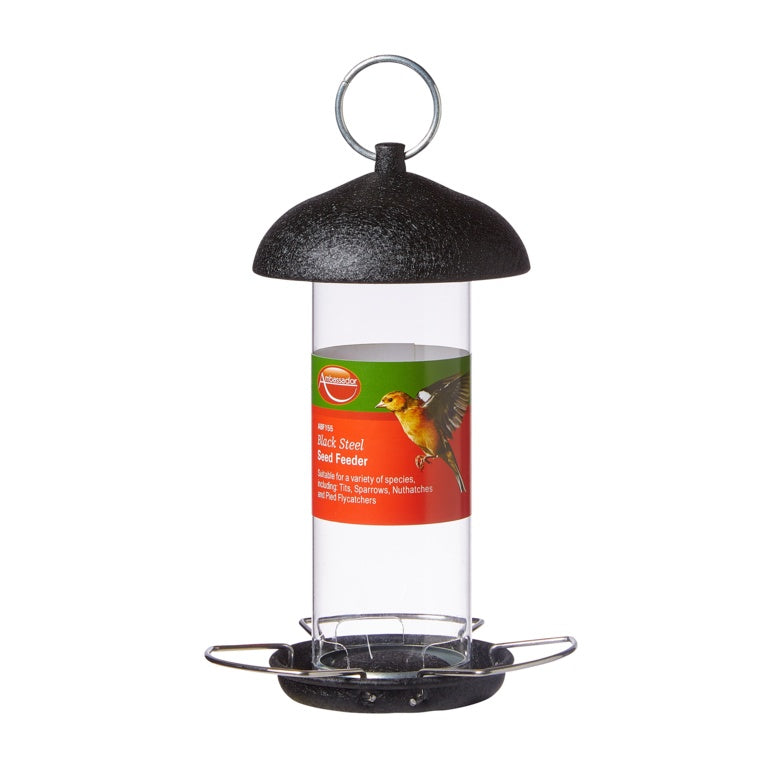 Black Steel Seed Feeder