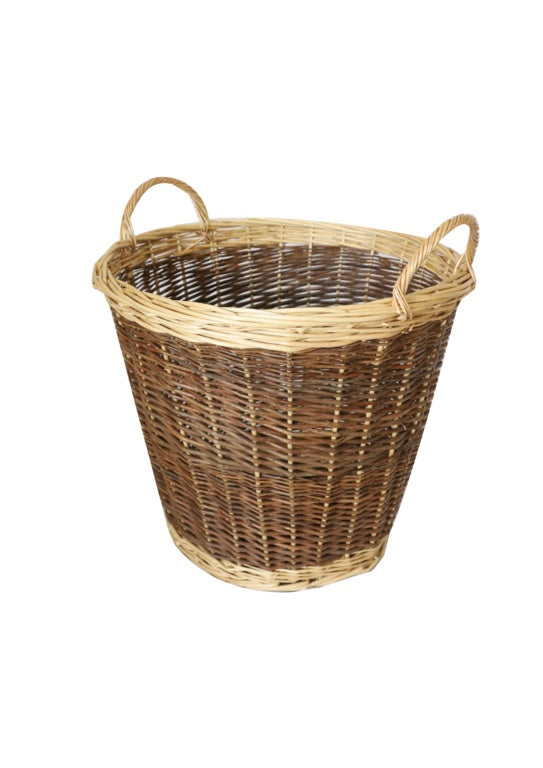 2 Tone Log Basket