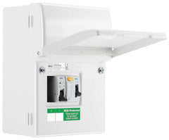 4 Module Metal Shower Consumer Unit