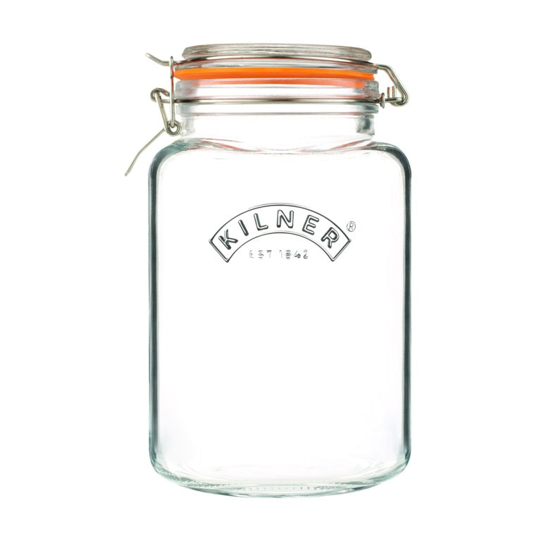 Clip Top Jar - Square