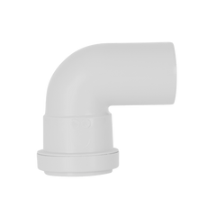 Push Fit Swivel Bend 91.25° White