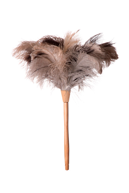 Ostrich Feather Duster With Bamboo Handle