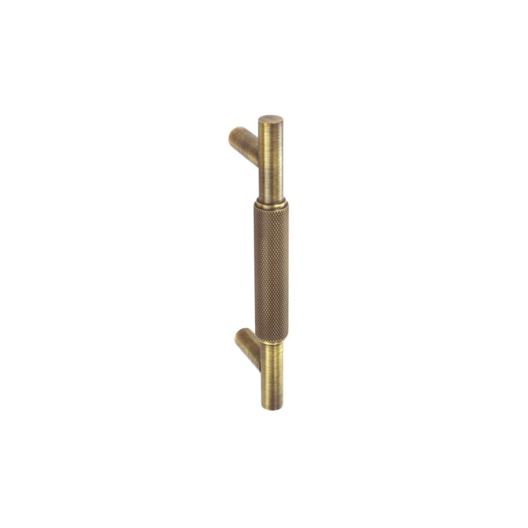 Solid Brass Knurled Handle 96mm