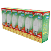 LED BC Candle B22 Pack 6