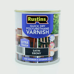Quick Dry Poly Varnish Satin Ebony