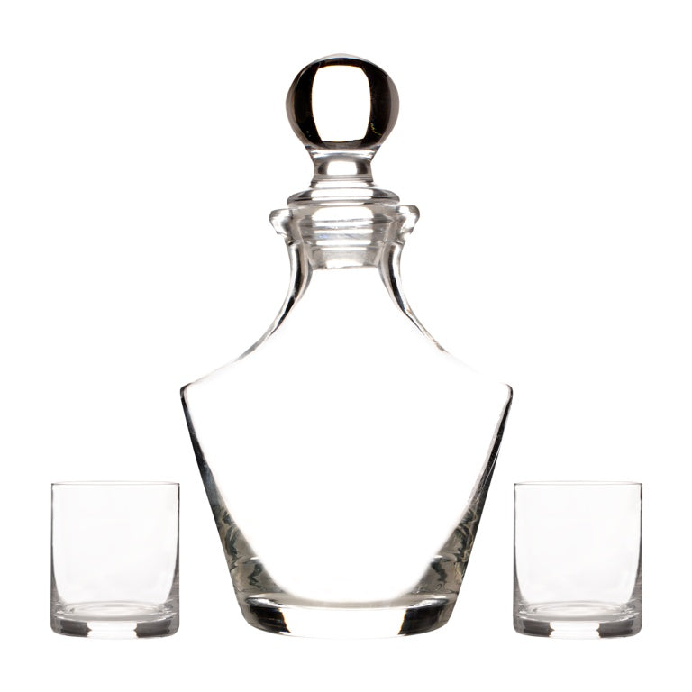 Selected 1L Decanter & 2 37cl Mixer