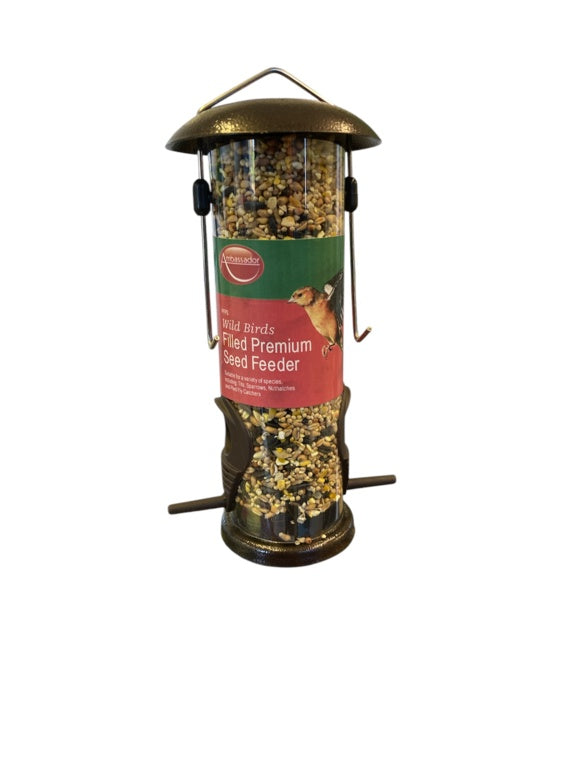Pre Filled Premium Metal Seed Feeder