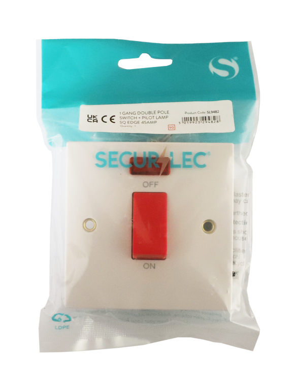 1 Gang Double Pole Switch & Pilot Lamp