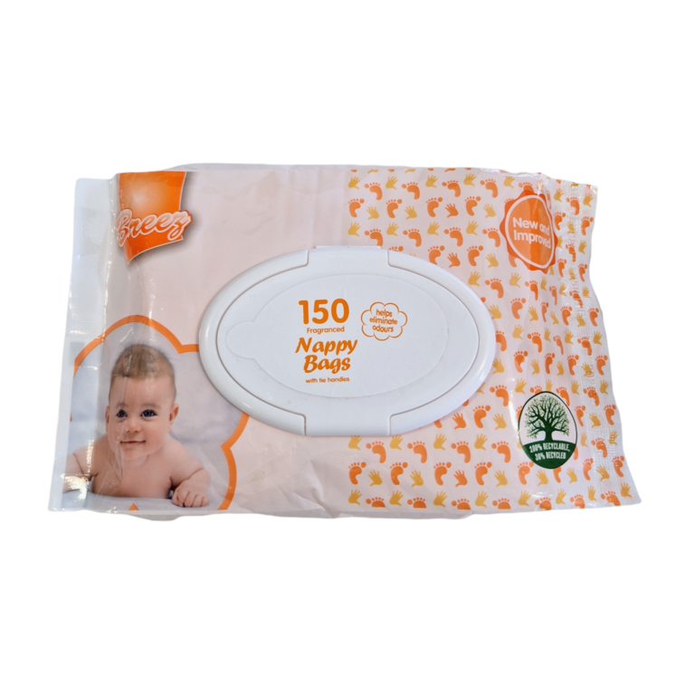 Nappy Bags Clip Close Lid