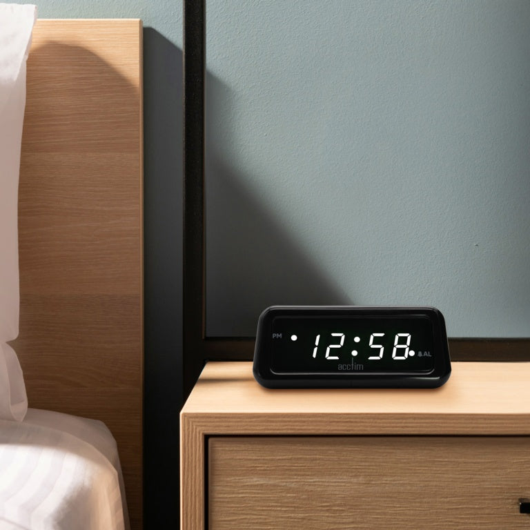 Cory White LED Smart Connector Alarm Clock