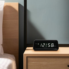 Cory White LED Smart Connector Alarm Clock