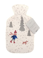 Hot Water Bottle with Plush Cover