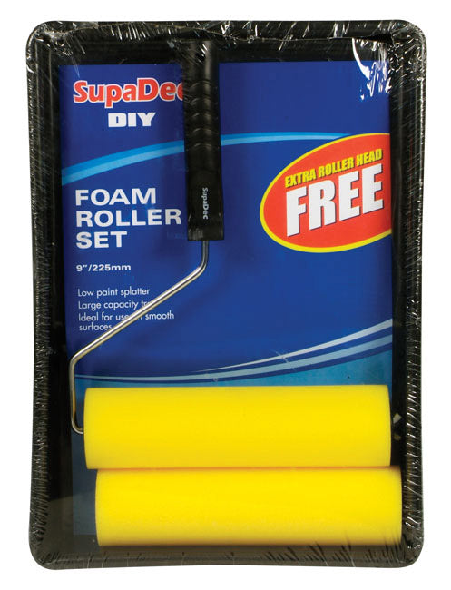 Foam Roller & Tray Set