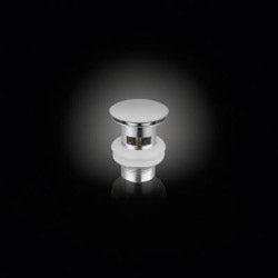 Click Clack Basin Waste With Round Cover