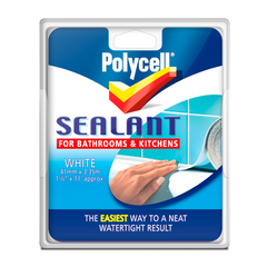 Sealant Strip Bathroom & Kitchen - White